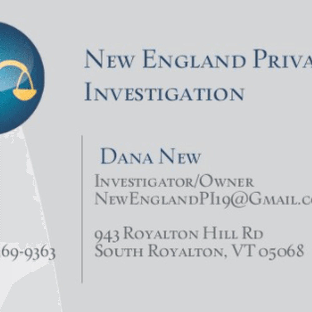 New England Private Investigation, Private Investigator in Royalton Vermont